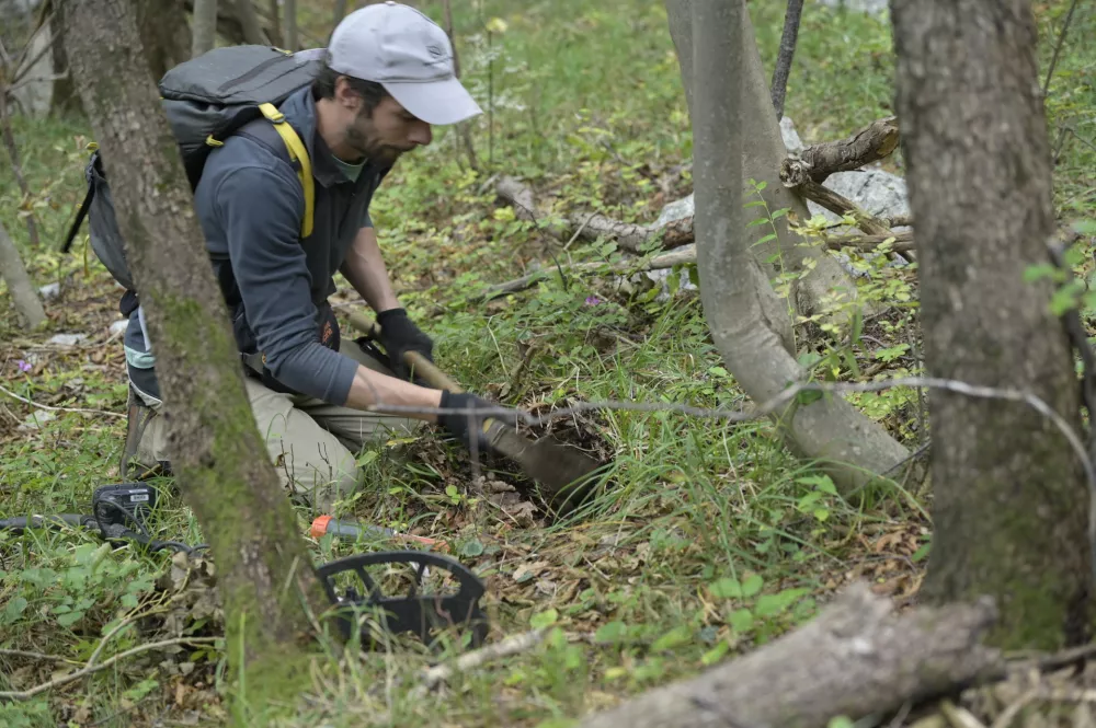 Vipava, Budanje, možna lokacija Bitke pri Mrzli reki, Narodni muzej Slovenije