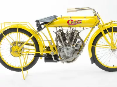 Cyclone, ki so ga pred nekaj tedni prodali za 1,32 milijona dolarjev. Po pričevanju največ virov je s tem postal najdražji motocikel vseh časov. / Foto: Mecum Auctions