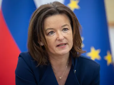 Ljubljana, MZEZ.Pogovor z ministrico za zunanje in evropske zadeve Tanjo Fajon.