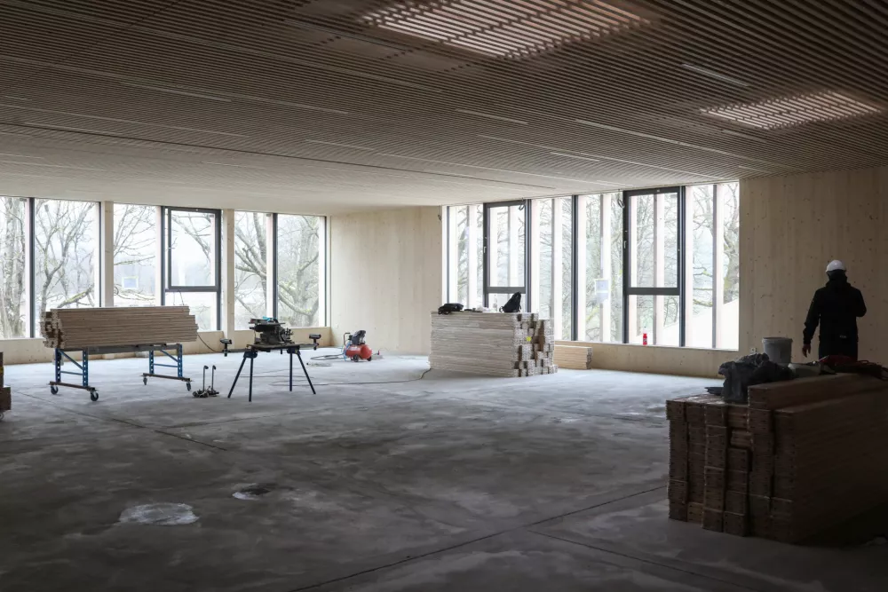 V sklopu kopališkega objekta je predvidena tudi športna dvorana. Foto: Bojan Velikonja