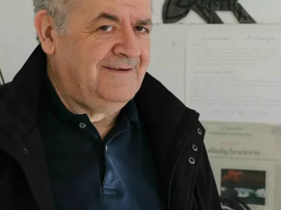 Nagrado Riharda Jakopiča 2025 prejme akademski slikar in grafik Črtomir Frelih za izjemne dosežke na področju umetniške grafike. Foto: Ana Kavčnik Jamnik