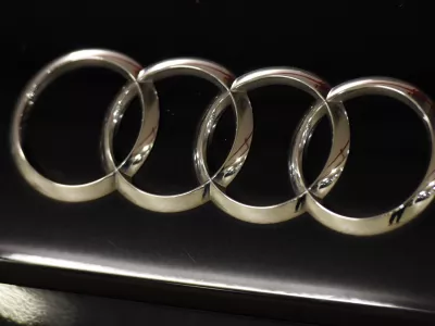 FILED - 28 June 2016, North Rhine-Westphalia, Duesseldorf: Rings of the Audi logo are seen in a garage in Duesseldorf. Photo: Caroline SeidSeidel-Dißmannel/dpa