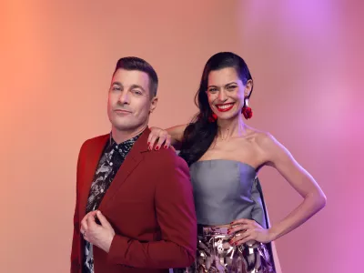 Kolo sreče - Klemen Bučan in Nataša Naneva / Foto: Planet Tv