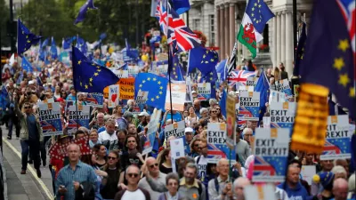 Strasti glede Brexita se še do danes niso polegle. / Foto: Reuters/dokumentacija