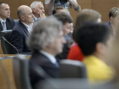 predsednik SDS Janez Janša- 25.05.2022 – izredna seja DZ, na kateri bodo glasovali o kandidatu za mandatarja, dr. Robertu Golobu in razrezu delovnih teles DZ /FOTO: Jaka Gasar / Foto: Jaka Gasar