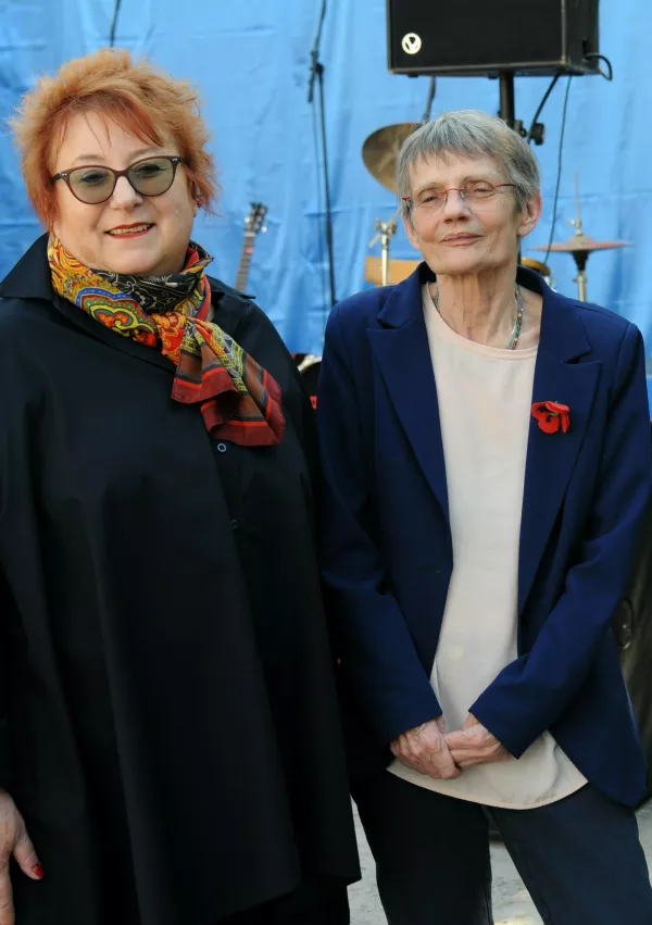 3.	Tatjana Rojc in Anna di Gianantonio, spoštovani / Foto: Alenka Žavbi