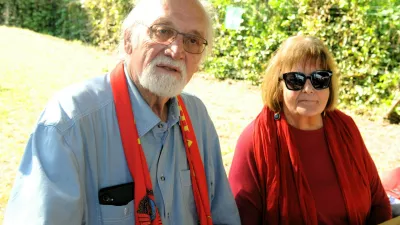 4.	Stojan Špetič (na fotografiji z ženo Bruno Zorin Špetič), iz Moskve na Bukovje / Foto: Alenka Žavbi