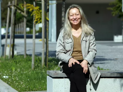 15.05.2025 - Anamarija Slabe, šolski ekovrtoviFoto: Tomaž Skale / Foto: 