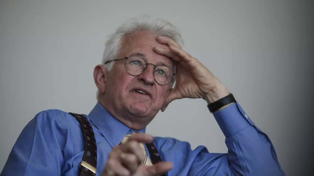 ﻿Lars Nyberg, predsednik upravnega odbora DUTB - Družba za upravljanje terjatev bank oziroma t.i. slaba banka   //FOTO: Luka Cjuha.