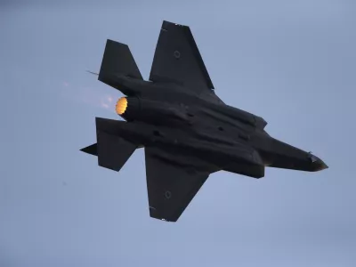 ﻿FILE - In this Dec. 29, 2016 file photo, an Israeli Air Force F-35 plane performs during a graduation ceremony for new pilots in the Hatzerim Air Force Base near Beersheba, Israel. Maj. Gen. Amikam Norkin, the head of Israelâ€™s air force said Tuesday, May 22, 2018, that it used the next-generation F-35 fighter jet for the first time during a recent mission. He told a conference that the plane had flown over Beirut, and that the air force is just beginning to understand â€śthe huge potentialâ€ť of the aircraft. (AP Photo/Ariel Schalit, File)