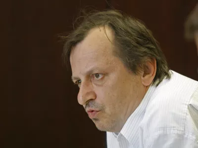 Marko Golobič, tajnik DVK,- Državna volilna komisija (DVK) - seja na kateri so se dogovorili glede izvedbe referenduma o pokrajinah//FOTO: Luka CjuhaOPOMBA: ZA OBJAVO V ČASOPISU DNEVNIK