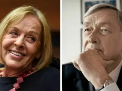 Milena Zupančič in Danilo Türk