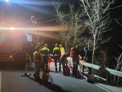 nesreča kobarid ograja