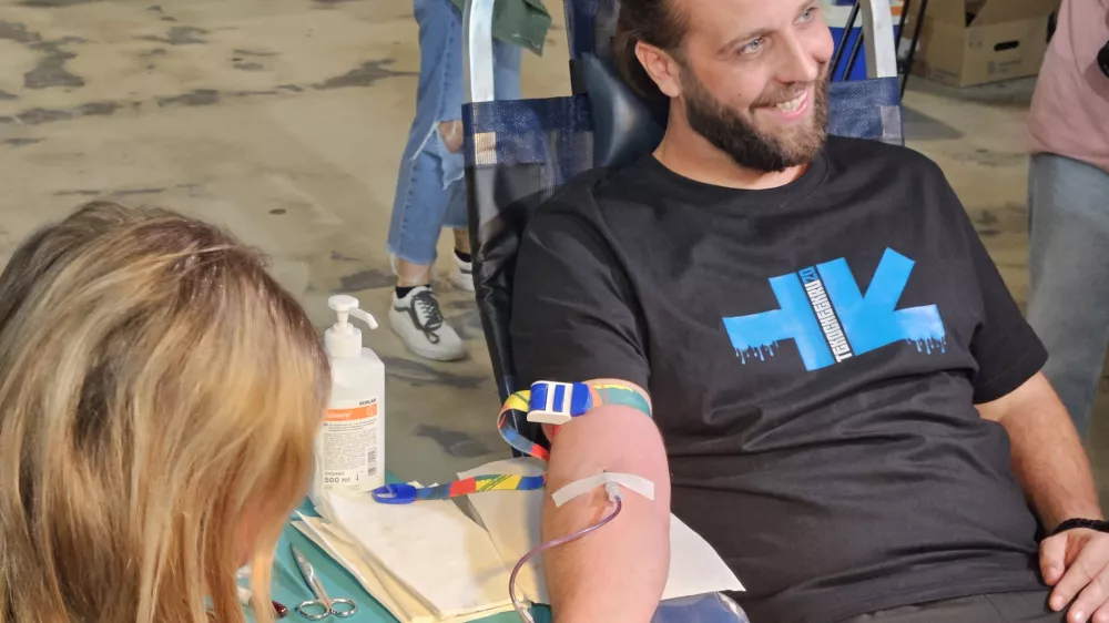 Maribor. Studentska krvodajalska akcija. 