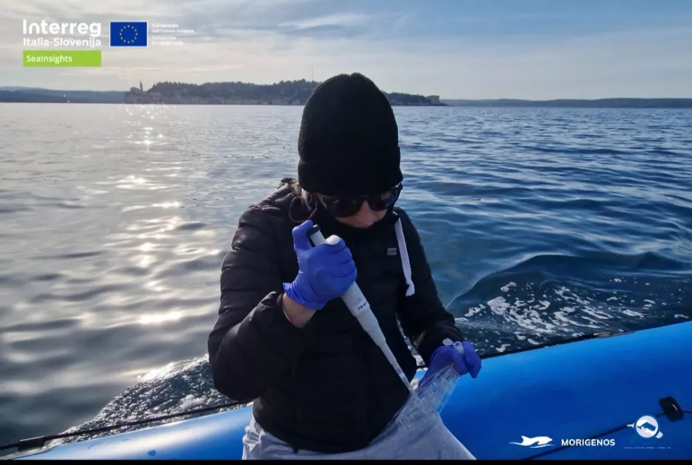Že prvi dan na terenu so bili pri zbiranju vzorcev zelo uspešni. Foto: Morigenos