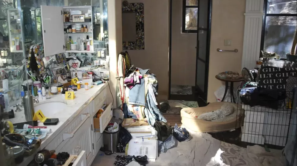 Prizor iz hiše / Foto: Santa Fe County Sheriff