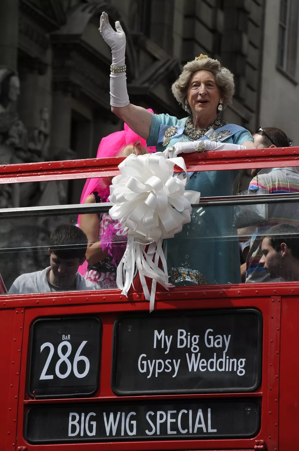 A participant takes part in the annual Pride London parade which highlights issues of the gay, lesbian and transgender community, in London, July 2, 2011. REUTERS/Paul Hackett (BRITAIN - Tags: SOCIETY POLITICS)