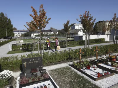 29.10.2024 - pokopališče Vič - prenovljeni delFOTO: LUka Cjuha