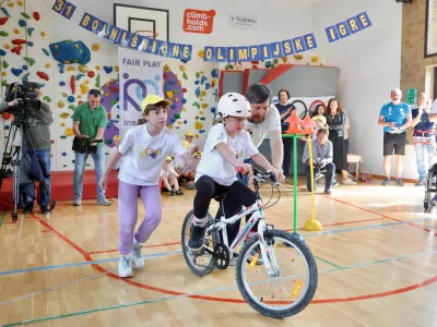 31. bolnišnične olimpijske igre, URI Soča, invalidi, rehabilitacija, gibalno ovirane osebe, gibalno ovirani16. 4. 2025Foto: Jaka Gasar