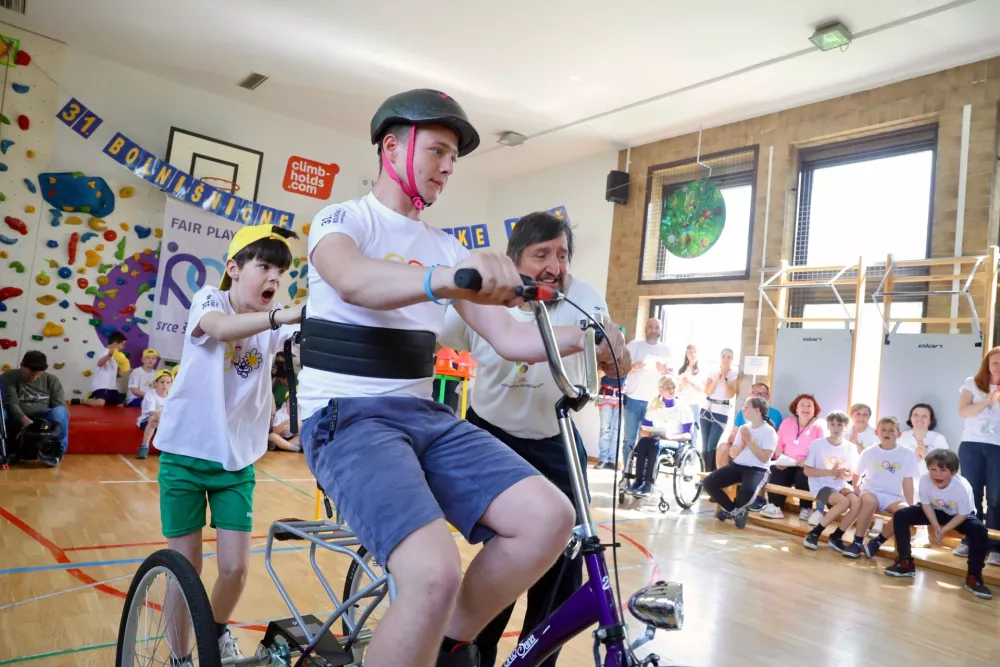 31. bolnišnične olimpijske igre, URI Soča, invalidi, rehabilitacija, gibalno ovirane osebe, gibalno ovirani16. 4. 2025Foto: Jaka Gasar