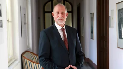 19.03.2025 - rektorski kandidat Gregor MajdičFoto: Tomaž Skale