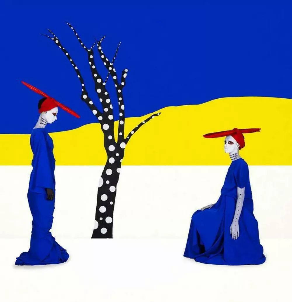 V Galeriji Jakopič v soboto in nedeljo ob 16.30 vabijo na javno vodstvo po fotografski razstavi etiopske umetnice Aïde Muluneh z naslovom Na robu pretekle prihodnosti. F arhiv galerije