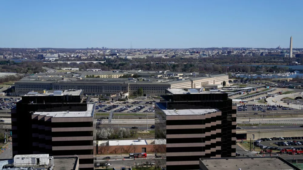 A general view of the Pentagon after it was reported billionaire Elon Musk was due to be briefed about the U.S. military's plan for any war that might break out with China, in Washington, D.C., U.S., March 21, 2025. REUTERS/Kent Nishimura
