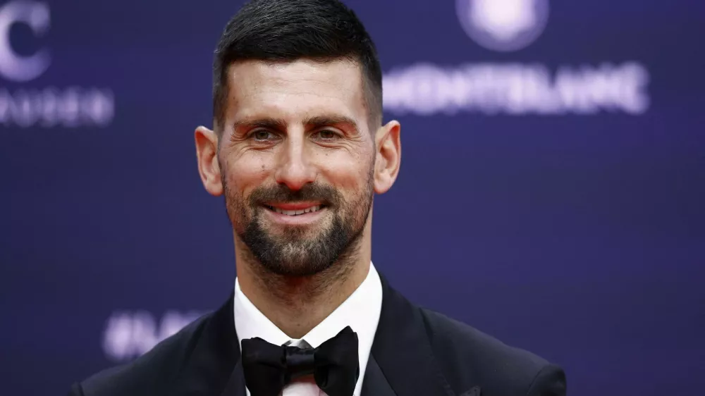 Novak Đoković tenisa z uro na zapestju ne more igrati. F Reuters