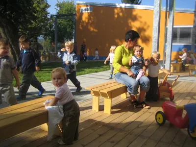 Vrtec Ostržek, otroci, Novo mesto. Foto: Dragana Stanković