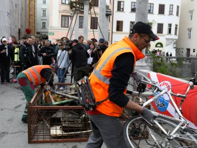 19.04.2025. Tradicionalno čiščenje Ljubljanice. Foto: Bojan Velikonja 