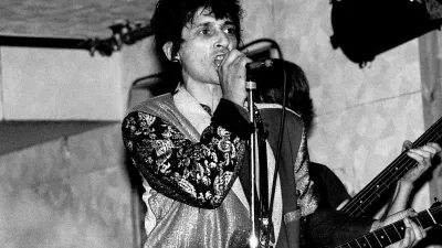 Johnny Thunders performs at the Huey's, Chicago, Illinois, August 10, 1979. (Photo by Paul Natkin/Getty Images)