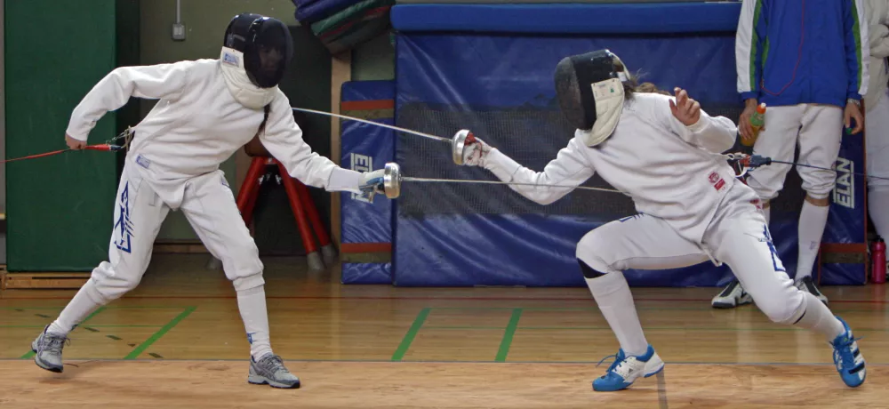 desno Kores Gaja - 5. turnir Koper Cup 2012 - sabljanje v meču za dečke C, deklice C, dečke B, deklice B, kadete, kadetinje, člane in članice.//FOTO: Tomaž Skale