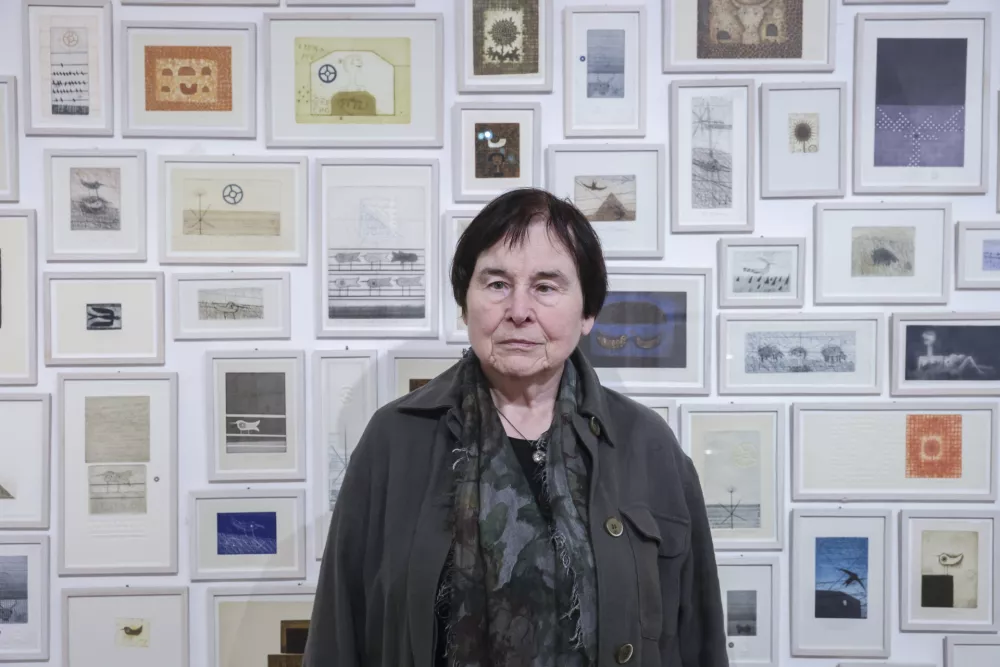 "Eden najpogostejših Makučevih motivov je ptica, je vzlet v številnih različnih podobah. Ob razstavi na ljubljanskem gradu je o pticah tudi predaval, v ateljeju je imel izrezano ptico, ki se zdi kot senčna lutka," pove kuratorka Breda Ilich Klančinik.