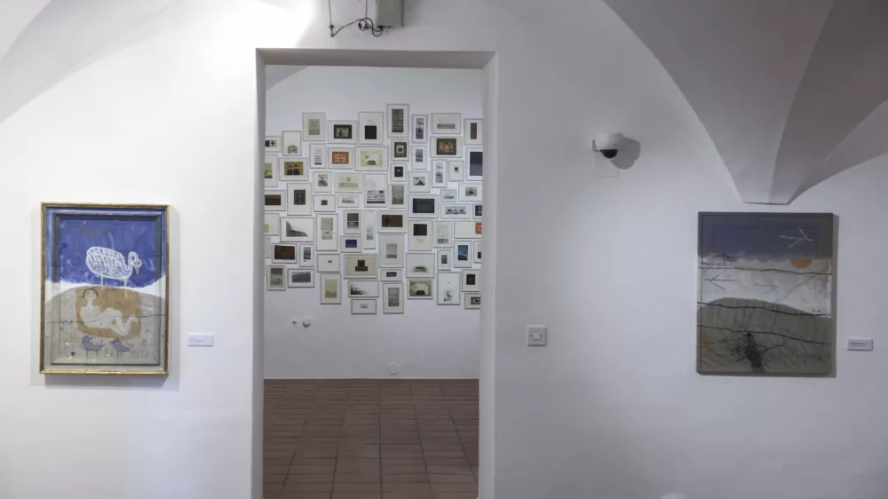 - 16.04.2025 - razstava Vladimir Makuc v Galeriji Prešernovih nagrajencev v Kranju//FOTO: Jaka Gasar