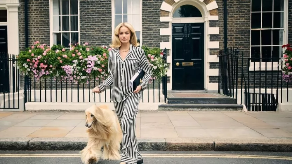 Pižama postaja najnovejši hollywoodski modni trend, ki prihaja tudi na evropske ulice. Foto: IG/OVH