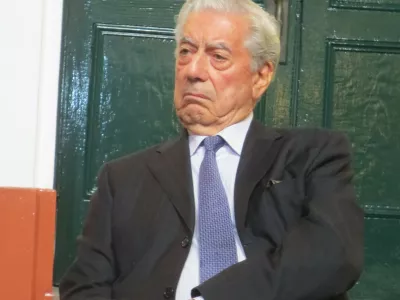 Mario Vargas Llosa fotografija Marko Jenšterle