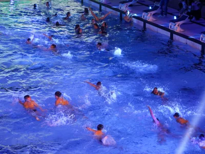 18.03.2025. Bazen Ilirija - kopališče Ilirija - rekreativno plavanje. Foto: Bojan Velikonja