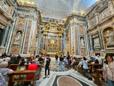 Kapela, kjer je pred Marijino ikono Salus populi romani rad molil papež Frančišek.