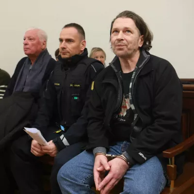 19.02.2025 - sodišče, obtoženi Gregor FincFoto: Tomaž Skale