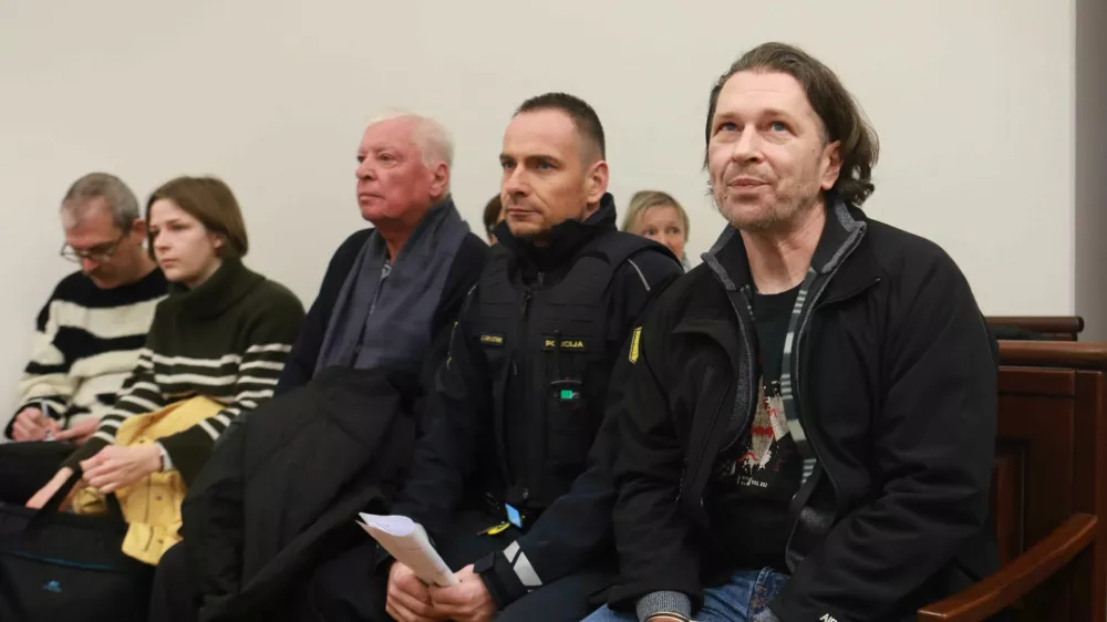 19.02.2025 - sodišče, obtoženi Gregor FincFoto: Tomaž Skale