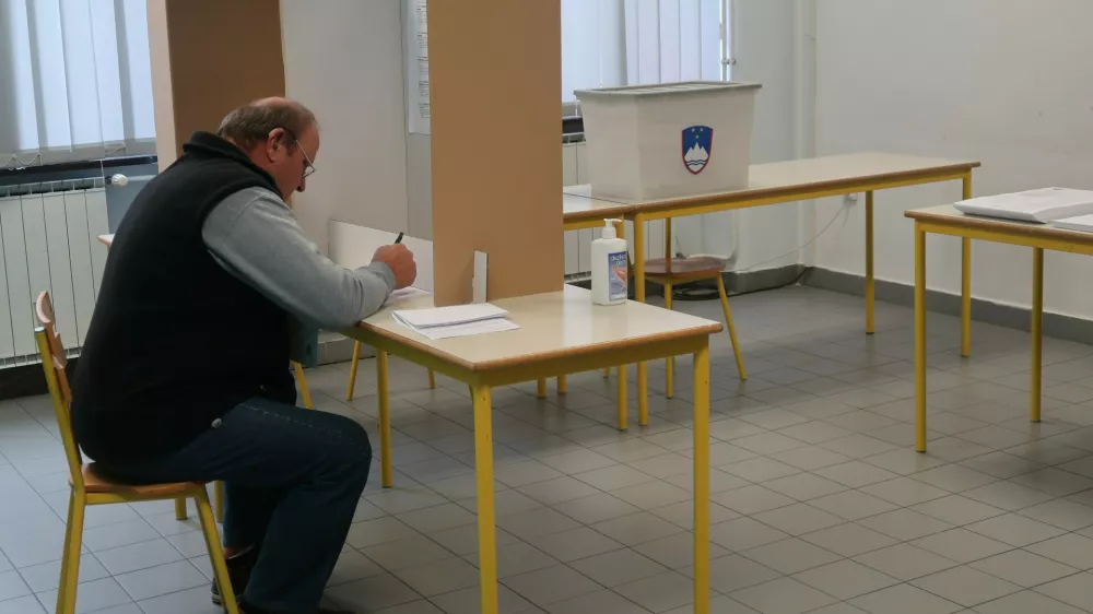 Kmetijsko gozdarska zbornica Slovenije (KGZS), volitve v svet zbornice 2024, volišče Ljutomer. Foto: Tatjana Pihlar 