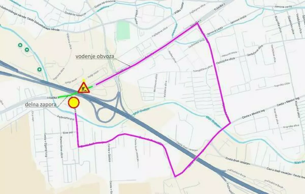 zapora dela Cesta v Gorice