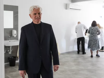 - Generalni direktor Univerzitetne psihiatrične klinike Ljubljana Bojan Zalar, - 05.02.2025. - Odprtje Dnevnega centra Univerzitetne psihiatrične klinike Ljubljana.//FOTO: Bojan Velikonja