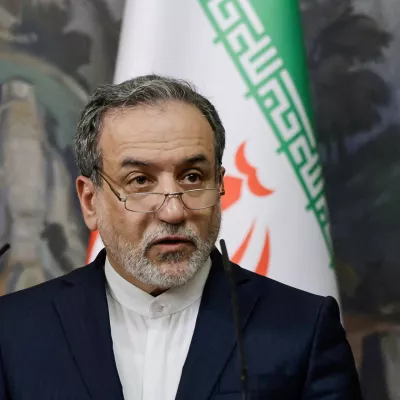 FILE PHOTO: Iran's Foreign Minister Abbas Araqchi attends a press conference following a meeting with Russia's Foreign Minister Sergei Lavrov in Moscow, Russia, April 18, 2025. Tatyana Makeyeva/Pool via REUTERS/File Photo