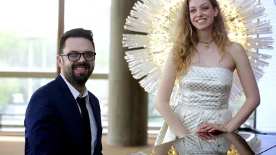 ﻿06.04.2016., Zagreb - Petar Graso, pjevac i skladatelj zabavne i pop glazbe i pjevacica Hana Huljic.r"nPhoto: Zarko Basic/PIXSELL