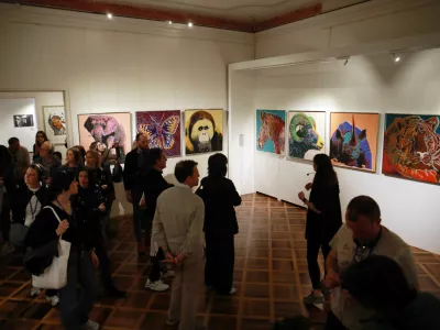 07.04.2025 - Gorica, reportaža, nakupovanjerazstava Andy Warhol galerija Attems GorizaFoto: Tomaž Skale 