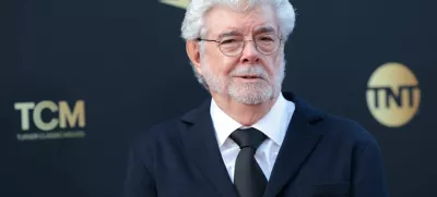 George Lucas attends the 50th AFI Life Achievement Award at Dolby Theatre in Los Angeles, California, U.S., April 26, 2025. REUTERS/Mario Anzuoni