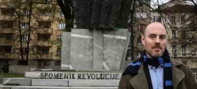 ﻿- 24.11.2018 - Keith Lowe, britanski zgodovinar ob izidu njegove nove knjige v slovenščini z naslovom Strah in svoboda: Kako nas je spremenila druga svetovna vojna //FOTO: Luka Cjuha.