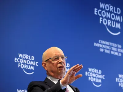 ﻿World Economic Forum (WEF) Executive Chairman and founder Klaus Schwab attends a news conference in Cologny, near Geneva, Switzerland January 10, 2017. REUTERS/Pierre Albouy