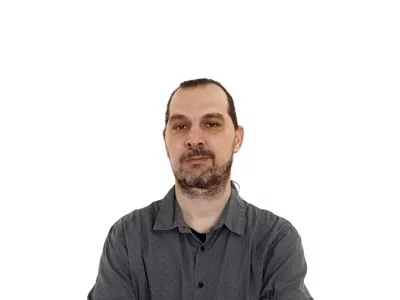 Gregor ButalaZA ONLINE - Redakcija Dnevnik 2024 - portreti za komentarje in kolumne - kolumnisti - komentatorji – novinarji - portret //FOTO: Luka Cjuha